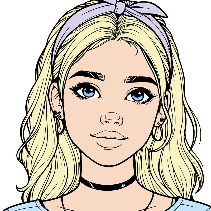 realistic teenage girl