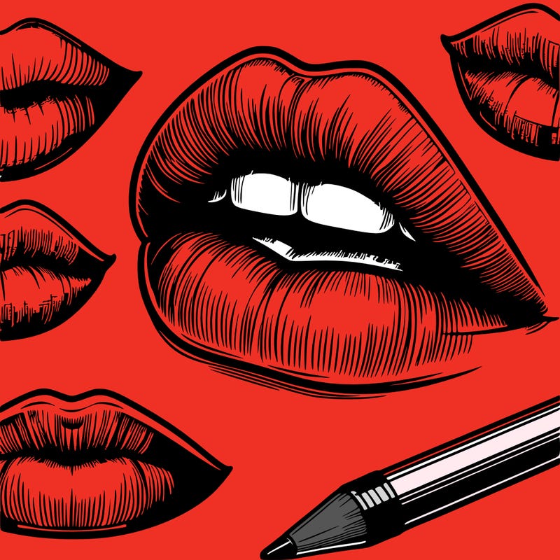 realistic  lips