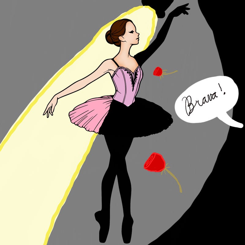 realistic ballerina