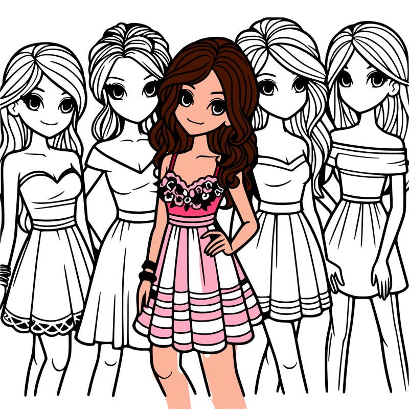5 pretty girls