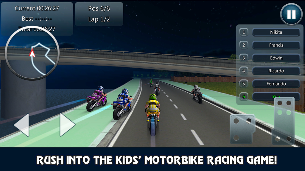 Crazy Kids Motorcycle Highway Race - Games App | MWM