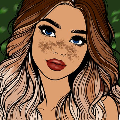 beautiful realistic girl