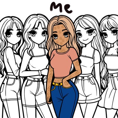 group of girls