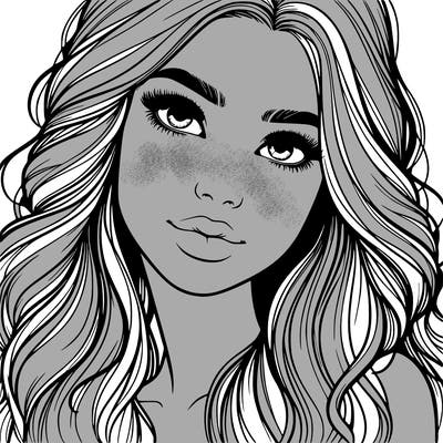 beautiful realistic girl