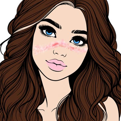 beautiful realistic girl