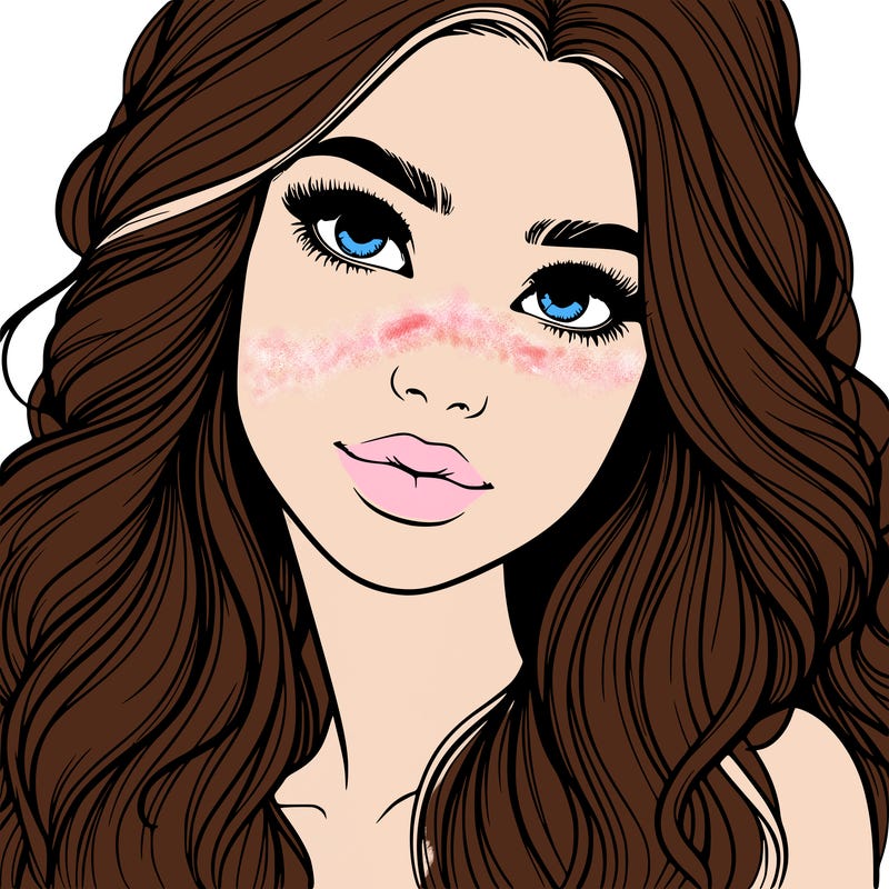 beautiful realistic girl