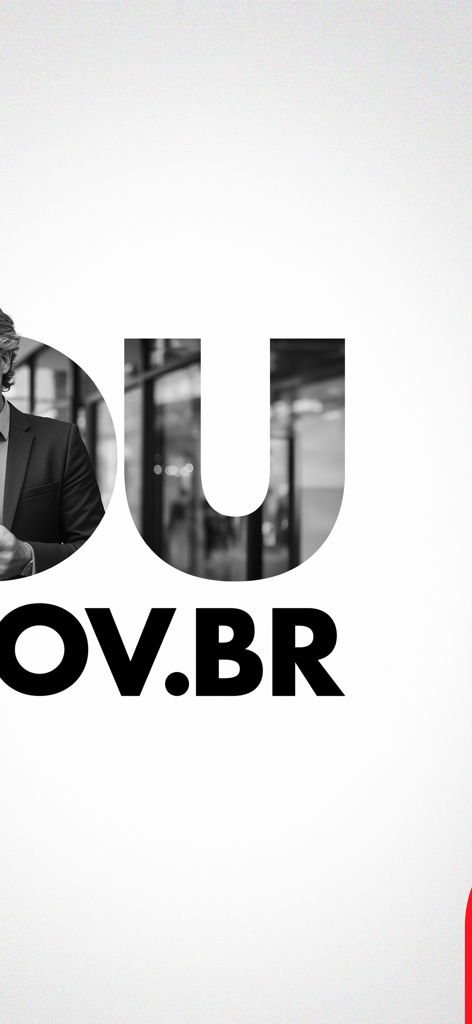 Pantalla de marca de la aplicación oficial del gobierno SOU SP GOV BR