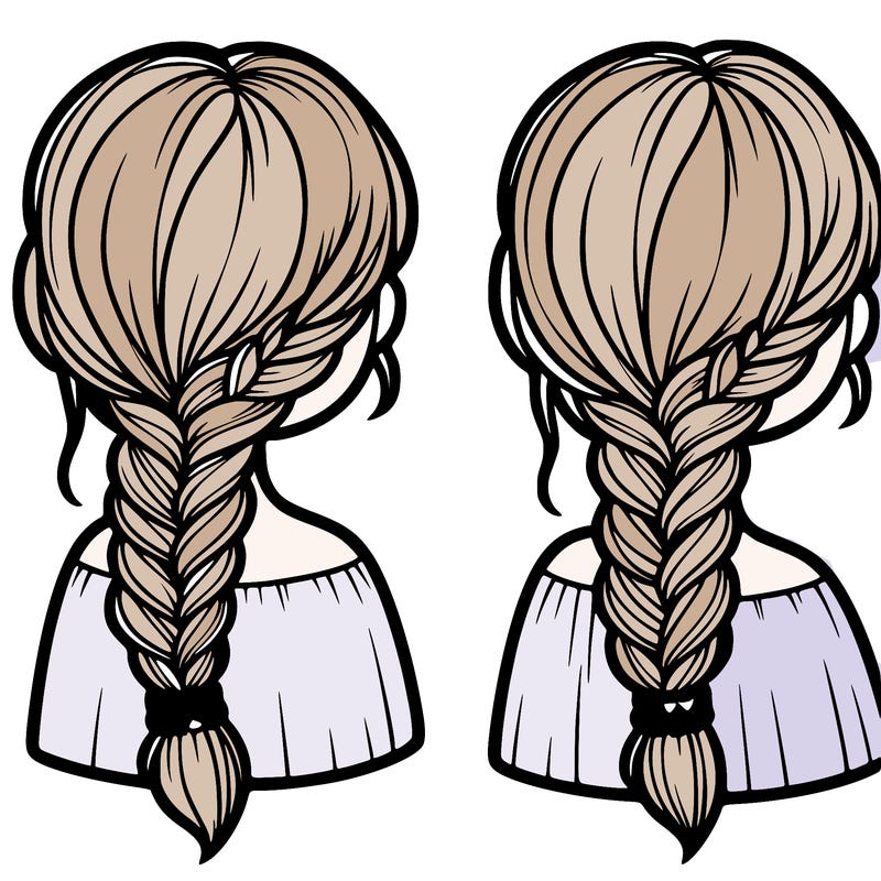 braided hair girl