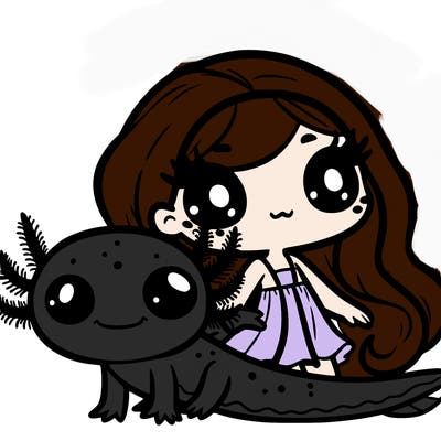 axolotl girl