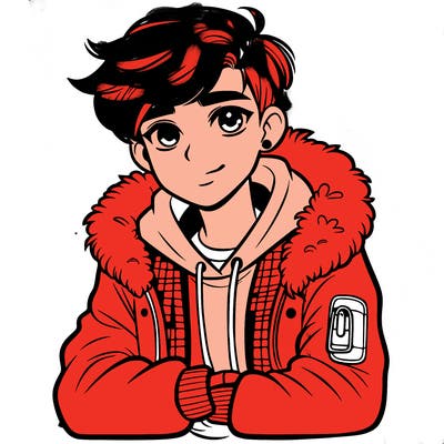 stylish teenager