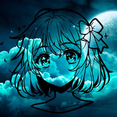 anime girl face