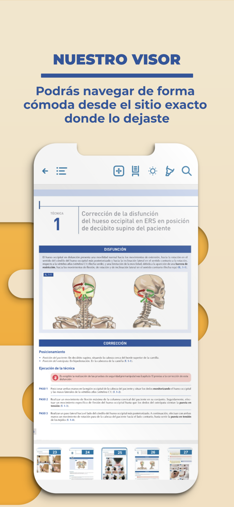 Mi Eureka app interface showing a medical textbook page with anatomical illustrations