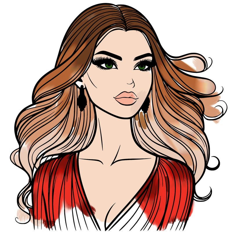 beautiful fashion woman