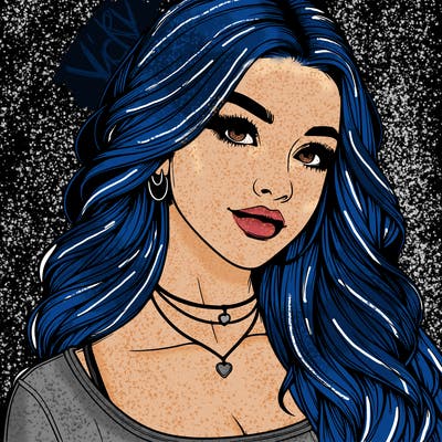 detailed realistic girl