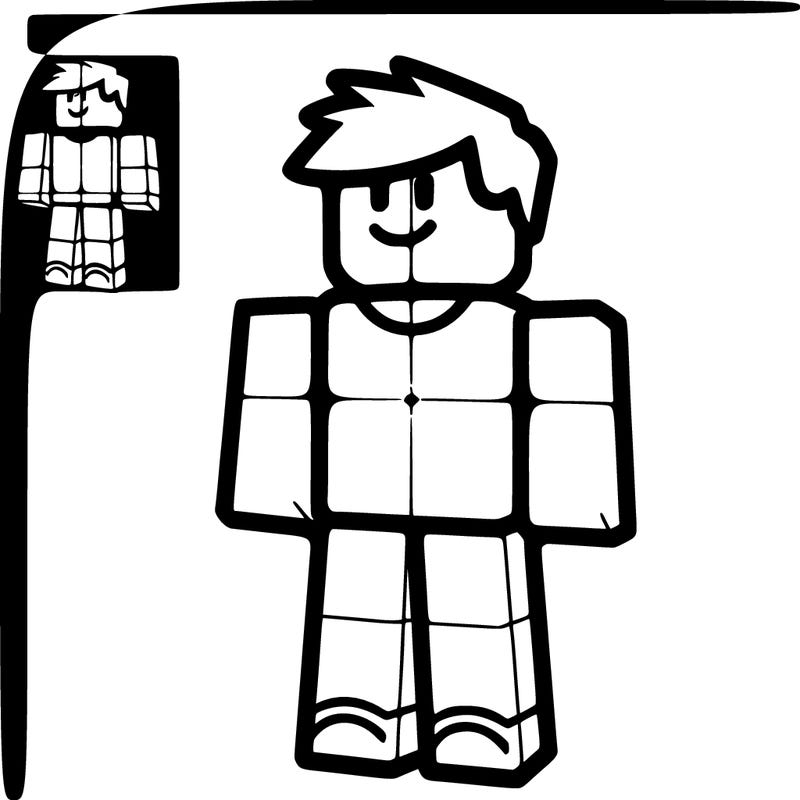 a person in roblox