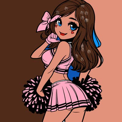 realistic cheerleader