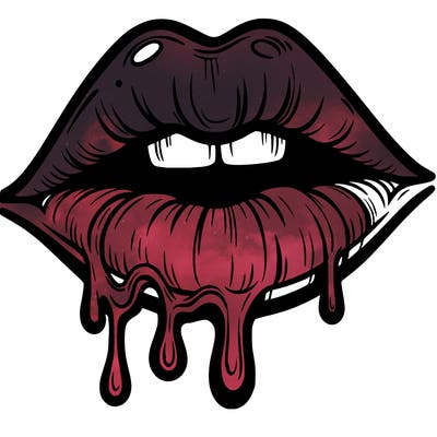 lips that look realistic and drip
