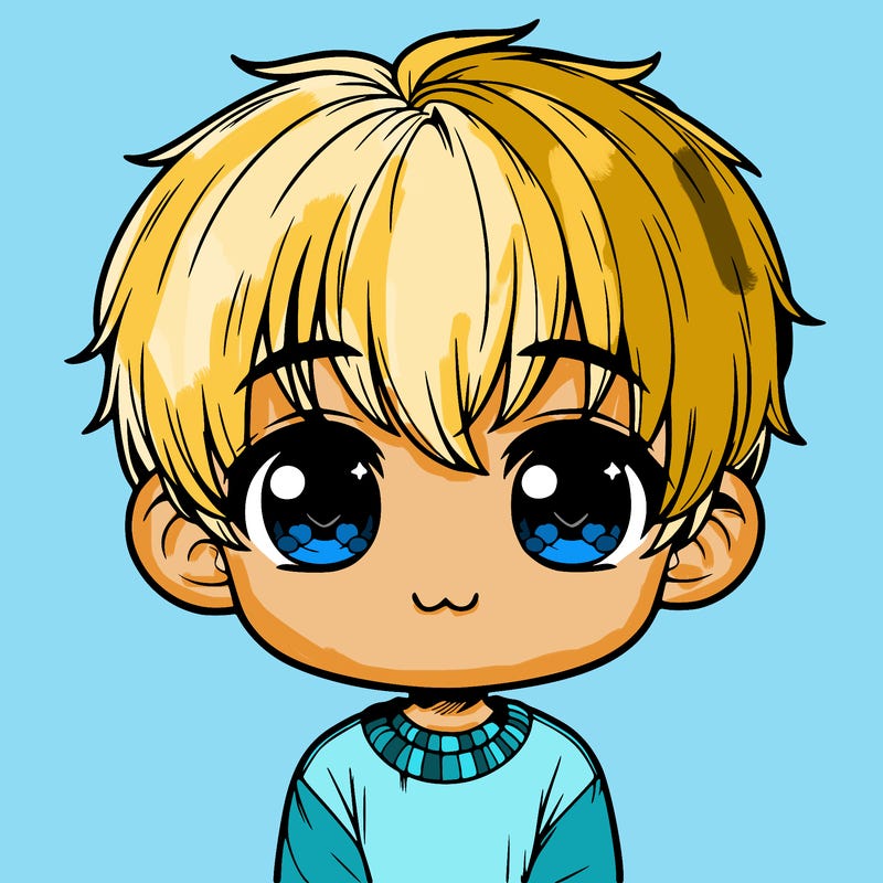 cute realistic little anime boy