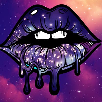 lips that look realistic and drip