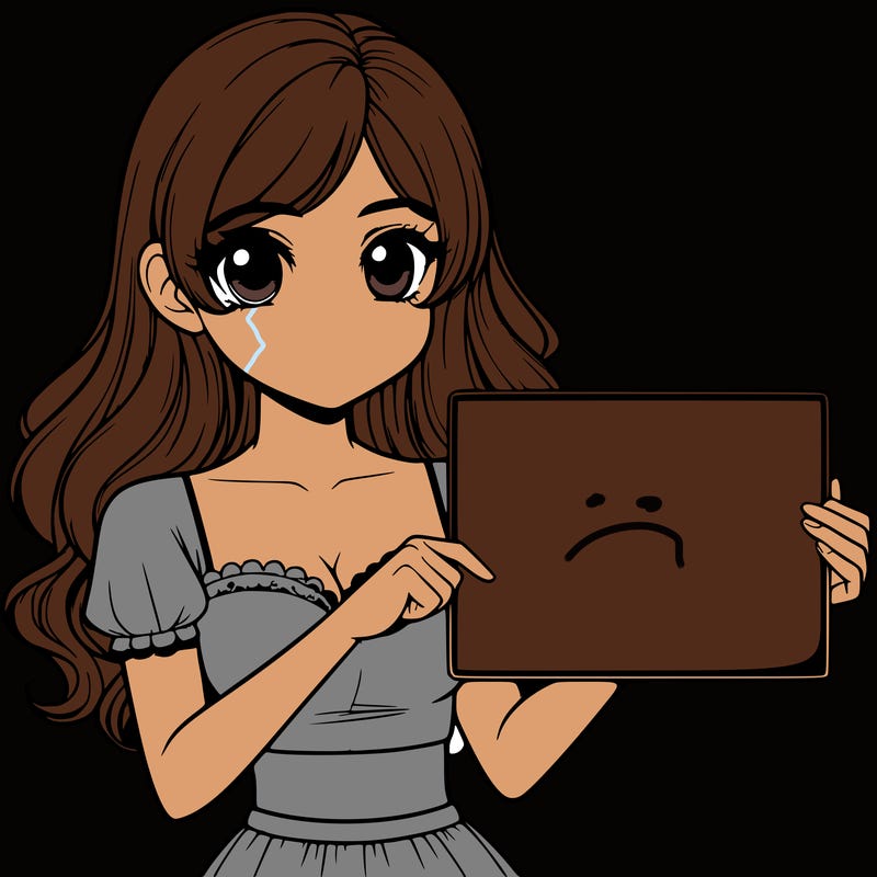 realistic pretty girl holding blank sign