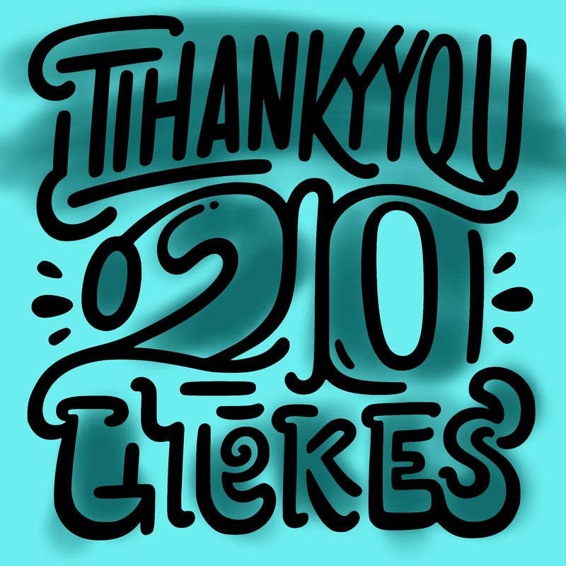 words saying thank you for 20 likes