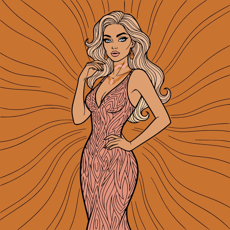 model glamorous beautiful