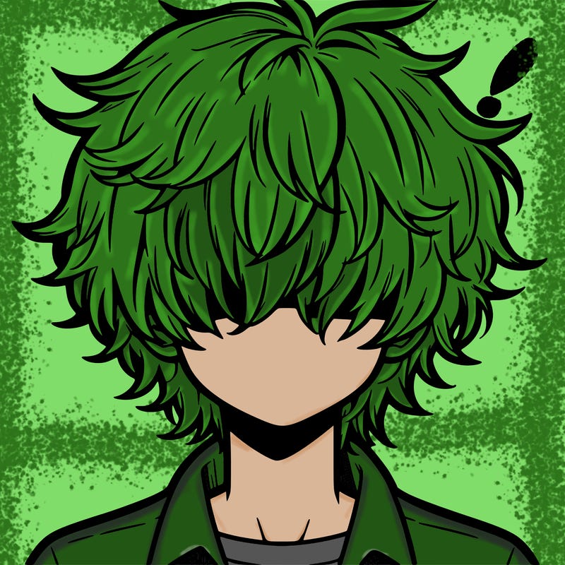 manga boy fluffy hair covering his eyes