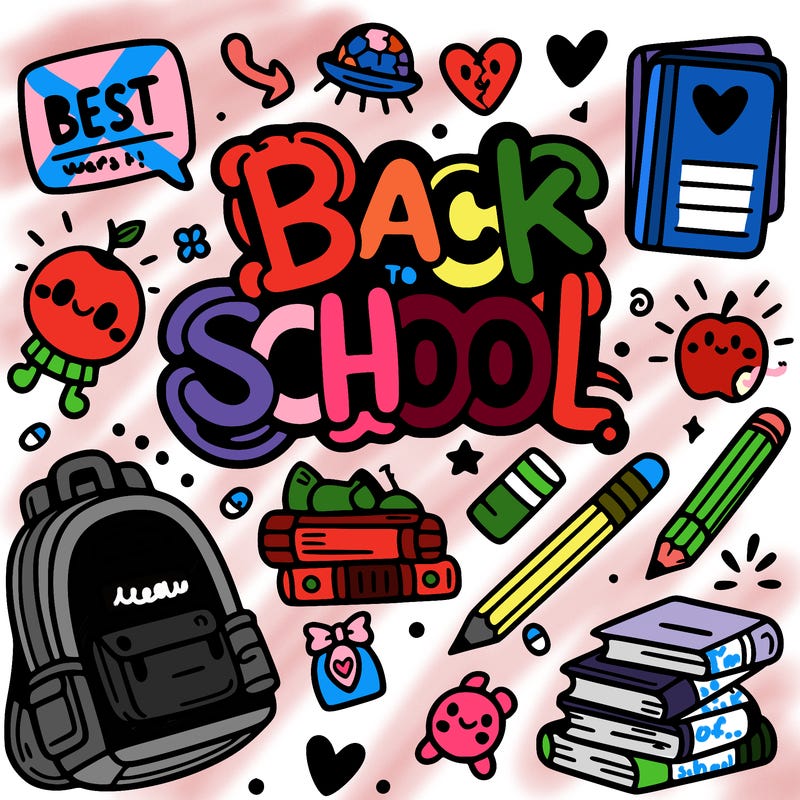 back to school words simple