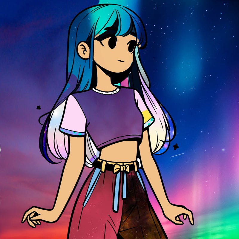 girl in a cute crop top