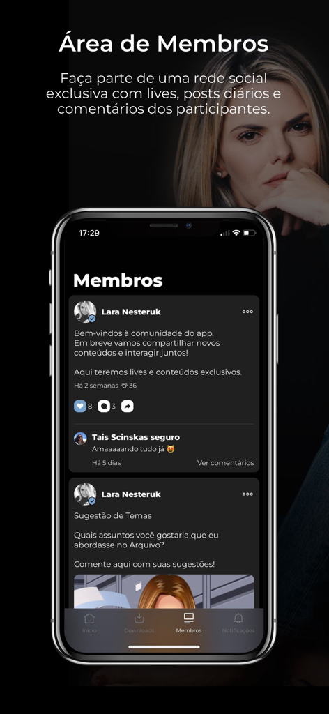 Lara Nesteruk - Lara Nesteruk app exclusive members area and community feed