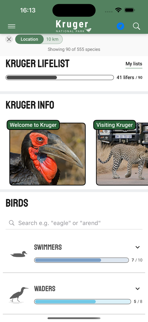 Kruger Birding by Firefinch - 