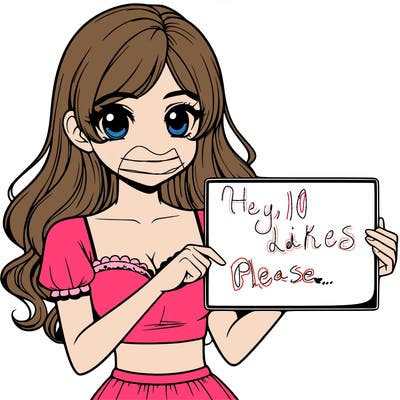 realistic pretty girl holding blank sign