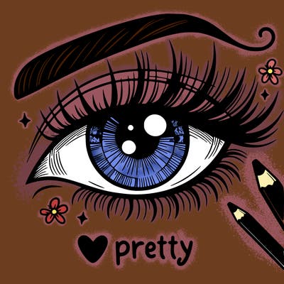 pretty eye