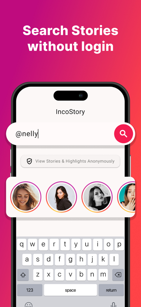 IncoStory: Story Viewer - Search Instagram stories anonymously without logging in using IncoStory.