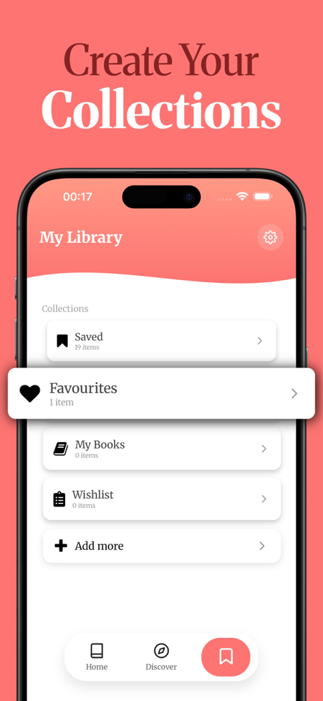 Book Tracker & Log - ReadList - ReadList app library screen for managing book collections and reading lists
