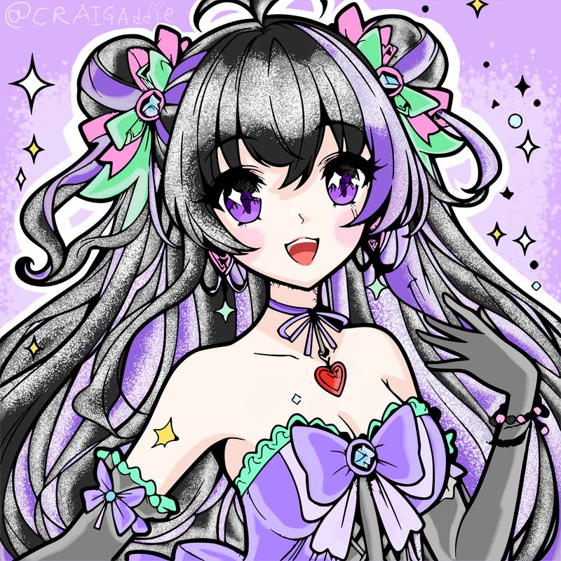 gorgeous anime magical girl