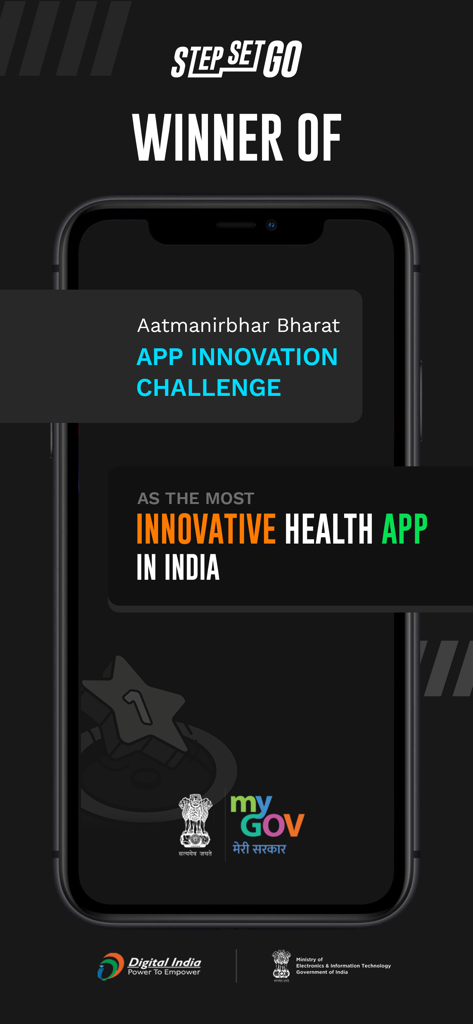 StepSetGo: Step Into Rewards - StepSetGo awarded as the most innovative health app in India
