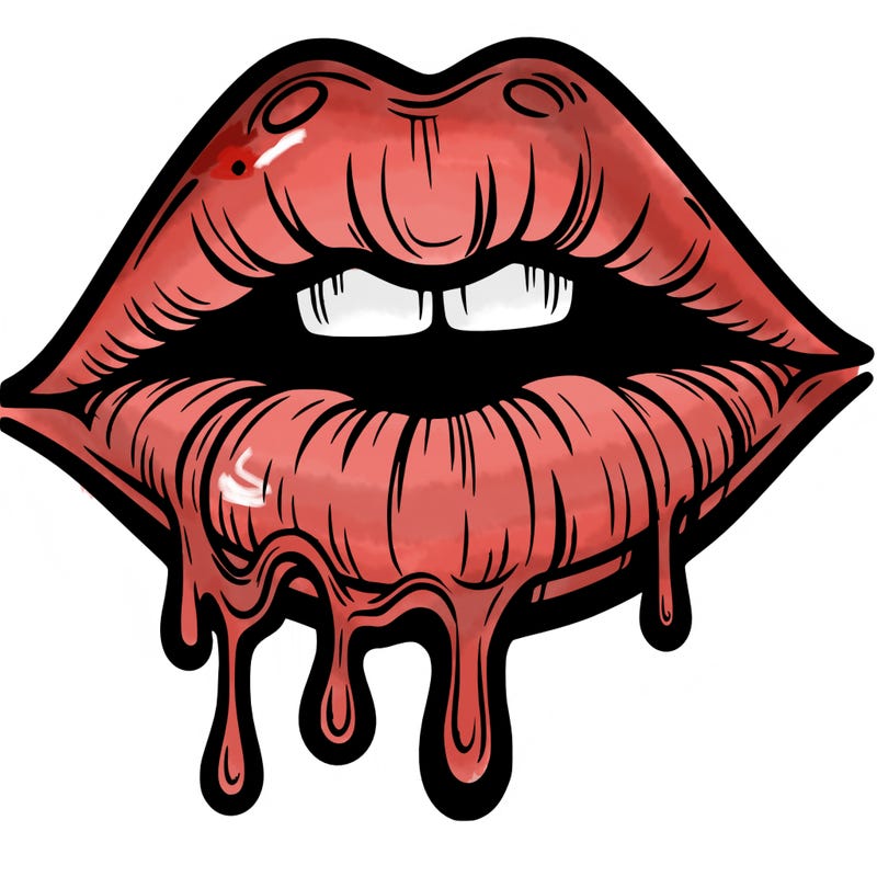 lips that look realistic and drip
