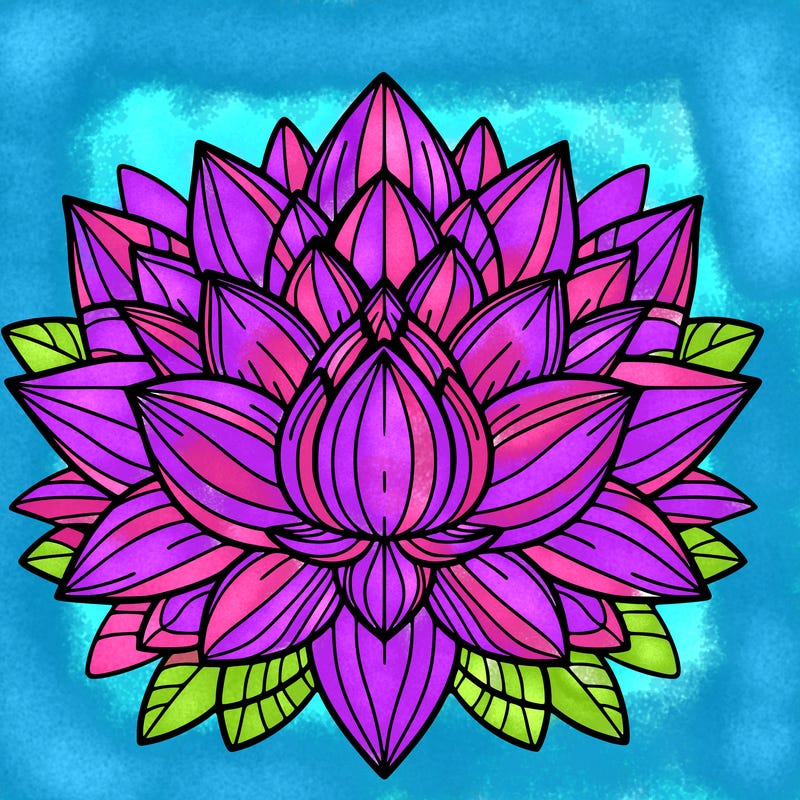 lotus flower mandala