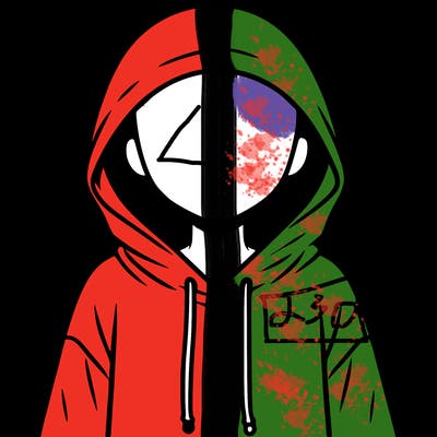 faceless girl in hoodie