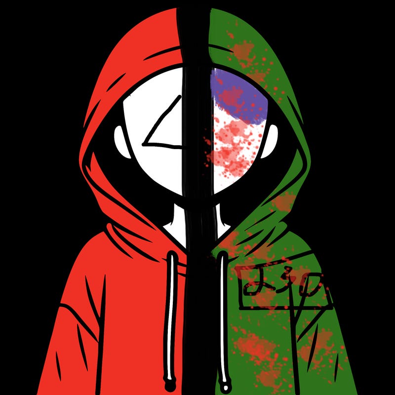 faceless girl in hoodie