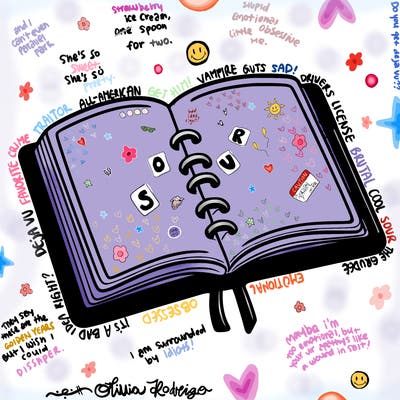 open note book blank