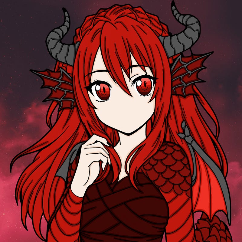 realistic dragon girl