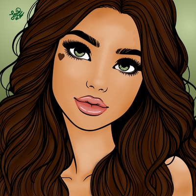 beautiful realistic girl