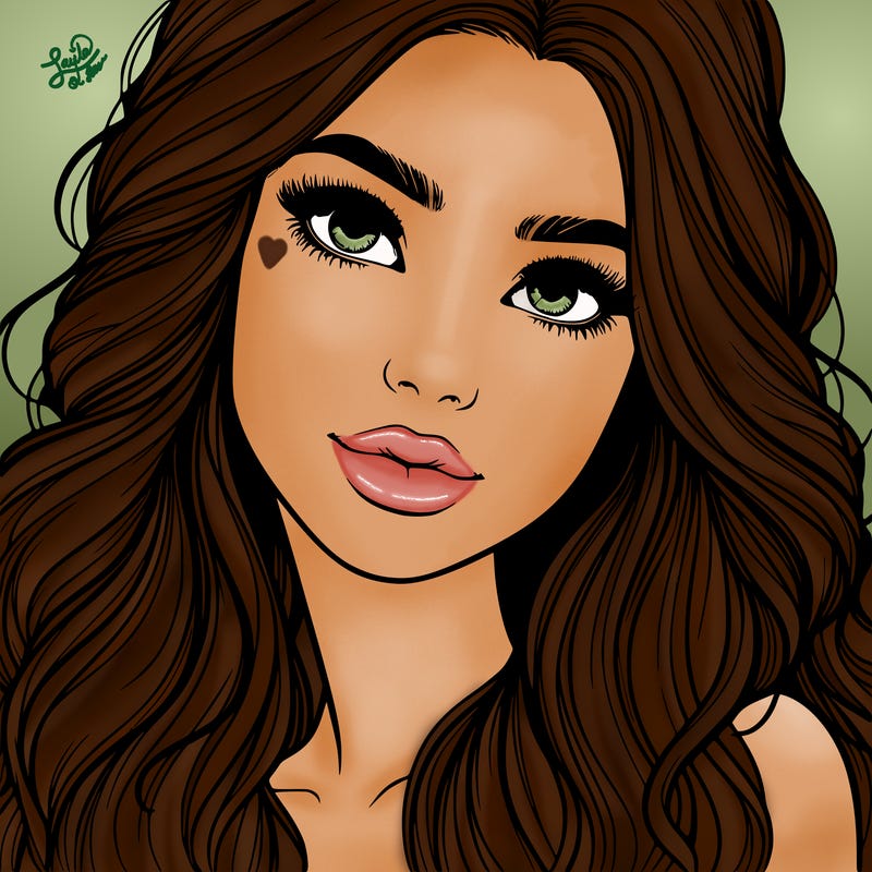 beautiful realistic girl