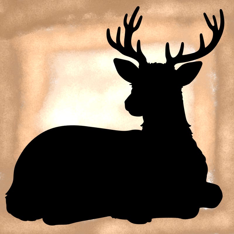 realistic deer with antlers