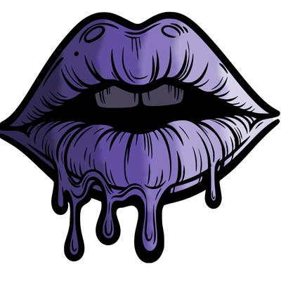 lips that look realistic and drip