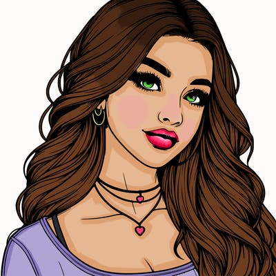 detailed realistic girl