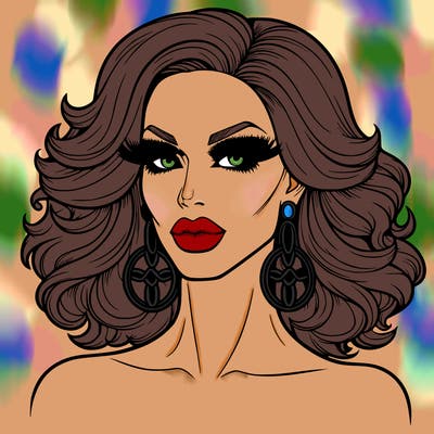 realistic drag queen