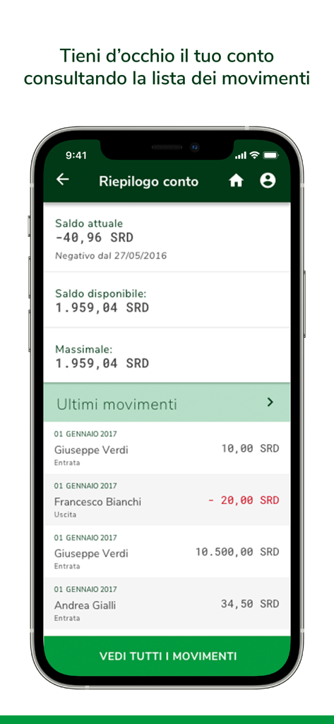 Io Pago Linx - Pantalla de resumen de cuenta de la aplicación móvil Io Pago Linx que muestra el saldo y el historial de transacciones recientes.